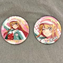 Oshi no Ko GiGO Anisugar Ruby Donut PopTime Can Badge x2