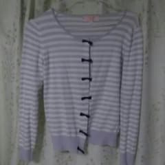 hana♡様専用☆minimum リボン付きボーダーカーディガンのサムネイル