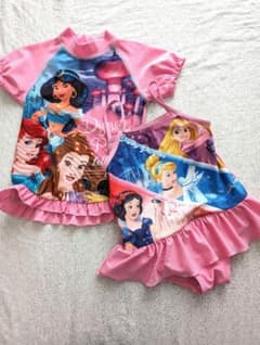 Disneyプリンセス ラッシュガード水着セットのサムネイル