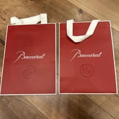 Baccarat ショップ袋 ショッパー 赤のサムネイル