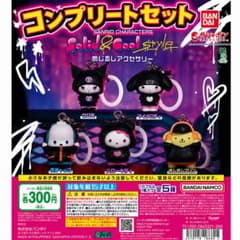 サンリオキャラクターズ Solid&Cool めじるしアクセサリー 全5種コンプのサムネイル