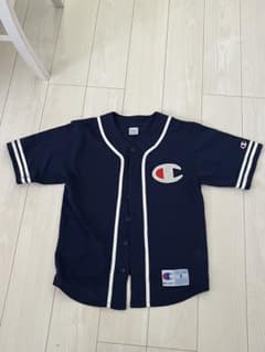 Champion ネイビー ボタン式　ユニホームのサムネイル