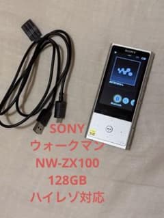 超美品 SONY ウォークマン NW-ZX100 128GB ハイレゾ対応 - メルカリ