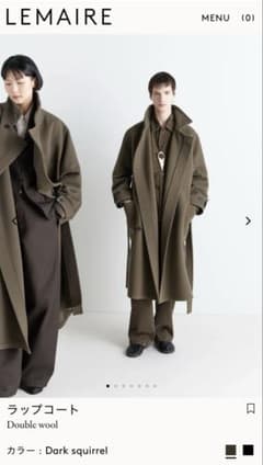 LEMAIRE warp coat Takeru様専用 - メルカリ