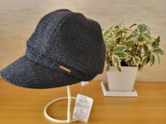 新品タグ付き　芦屋 ロサブラン　ファンシーラメウールキャスケット　完全遮光 タグ付 芦屋 ロサブラン 100％ 完全遮光 ファンシーラメウール