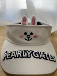 PEARLY GATES LINE FRIENDS バイザー ホワイト PEARLY GATES LINE FRIENDS バイザー ホワイト - メルカリ