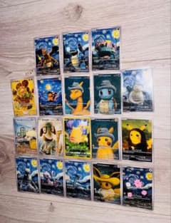 ポケモンカード 星月夜 アートカード 18枚セット ピカチュウ 海外限定