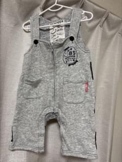 B.SMILE ベビー サロペット ロンパース グレー 80cmのサムネイル