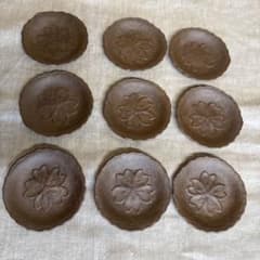 備前焼 煎餅皿 桜模様 豆皿 9枚セット - メルカリ