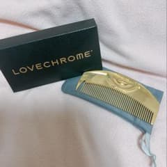 LOVECHROME ゴールドコーム 専用ポーチ付き - メルカリ