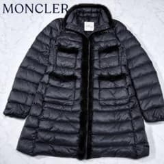 美品 MONCLER LACANAU ダウンコート XL相当ミンクファー グレー - メルカリ