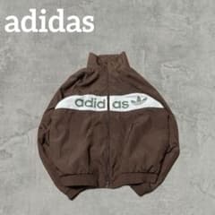 adidas nylon jacket ブラウン 常田大希 トレフォイ - メルカリ