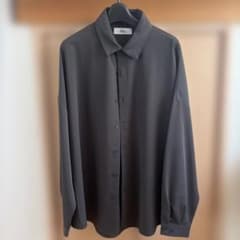 Loose 長袖シャツ ダークグレーのサムネイル