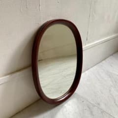 柳宗理デザイン 秋田木工 壁掛け鏡 ウォールミラー 曲木 希少 - メルカリ