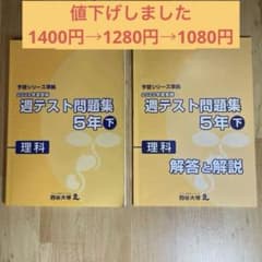 5年下 週テスト問題集 理科のサムネイル