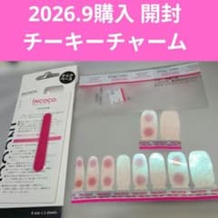 インココ チーキーチャーム ネイルシール ラメ ラメグラ ピンク グリッターのサムネイル