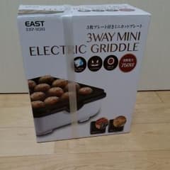 新品未使用！3WAYプレート付きミニホットプレートのサムネイル