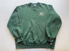 ⁠【90s USA製】ラッセルアスレチック 前Vスウェット カレッジ刺繍 XL⁠のサムネイル
