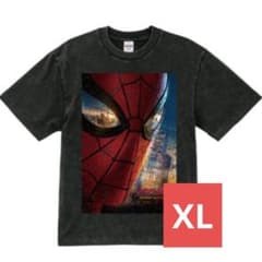 스파이더맨: 브랜드 뉴데이 포스터 아트 티셔츠 XL 블랙