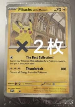 5枚　イギリスロンドン自然史博物館ピカチュウPikachu ロンドン自然史博物館とポケットモンスターによる初のコラボレーション