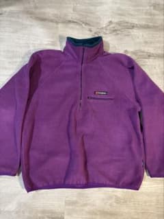 381 英国製 Berghaus フリース プルオーバー パープル旧ロゴのサムネイル