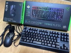 【本日限定値引き！】Razer キーボード&マウス セット！値段交渉応じますのサムネイル