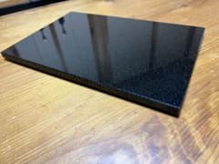 天然　黒御影石　石皿　プレート　台石　300×200×10のサムネイル