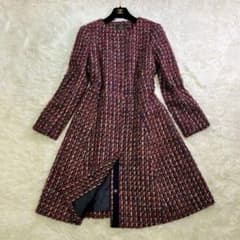 TOCCA トッカ ツイードコート MISS HEPBURN モヘヤ 赤 6 - メルカリ