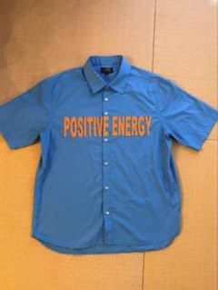 AFB 半袖シャツ POSITIVE ENERGY ブルー Lのサムネイル