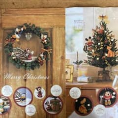 ディズニー　クリスマスツリー　リース　セット　ライト付き　ベルメゾン　年代物