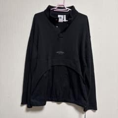 adidas ハーフジップ ポロシャツ L 黒のサムネイル