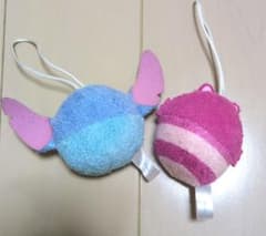 ディズニーキャラクター　モチーフ　まんまるマスコット　スティッチ　チェシャ猫