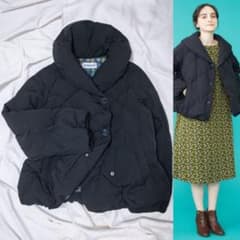 ホコモモラJocomomolaナイロンワッシャーショートダウンジャケットブルゾン ナイロンワッシャーショートダウンジャケット(ダウンジャケット