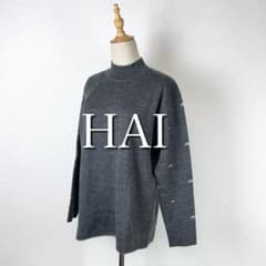 HAI SPORTING GEAR ハイネック デザイン ニット