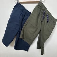 UNIQLO しまむら　ハーフパンツ　150 2枚セットのサムネイル