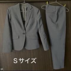 ORIHICA パンツスーツ上下 グレー Sサイズ 洗える ウォッシャブル