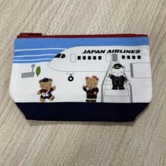 新品未使用 ファミリア JALコラボ ポーチ 飛行機 パイロット CA - メルカリ