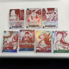 ワンピース カード 3周年トレジャーキャンペーンプロモ コンプリート7