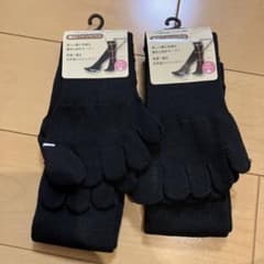 5本指　着圧ハイソックス　22〜25cmのサムネイル