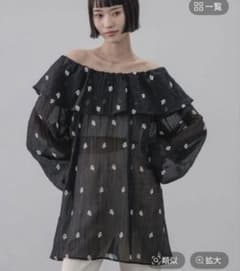 LOWRYSFARM新品2WAYシシュウミニワンピース 完売品 - メルカリ