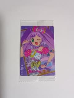 アイカツ！×プリパラウエハース　ビジュアルカード　真中らぁらのサムネイル