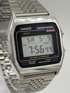 美品】カシオ アラームクロノ クォーツ【W-38 549】【稼働品】メンズ 