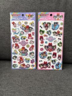 パワーパフガールズ キャンディグリッターステッカー 2種セット