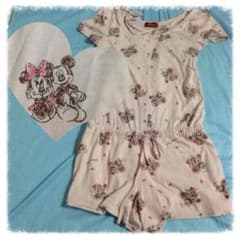 部屋着 ミッキー&ミニー ロンパースのサムネイル