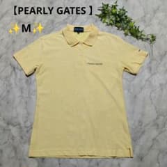 PEARLY GATES 】半袖ポロシャツ イエロー（サイズ1） - メルカリ