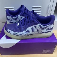 NIKE エアフォース1 パープルスケルトン 27.5のサムネイル