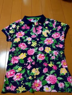 ジャックバニー　ポロシャツ花柄　サイズ2のサムネイル