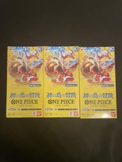 未開封品】ワンピース 神の島の冒険 3BOX テープ付き - メルカリ
