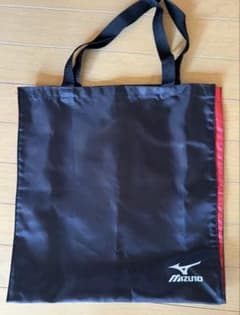 Mizuno ミズノ ナイロン トートバッグ ブラック レッドのサムネイル