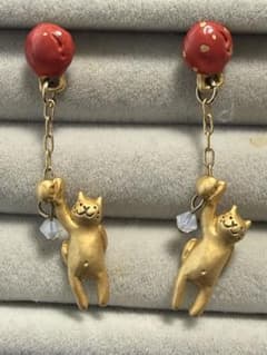 【訳あり】パルナートポック なりゆきまかせ ピアス 猫のサムネイル